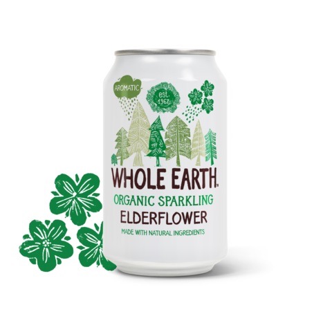 Whole earth Elderflower (vlierbloesem) bio 330ml